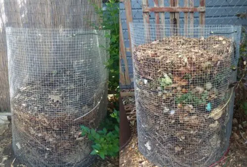 Wire compost bins