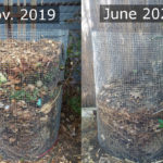 Before and after compost bin photo