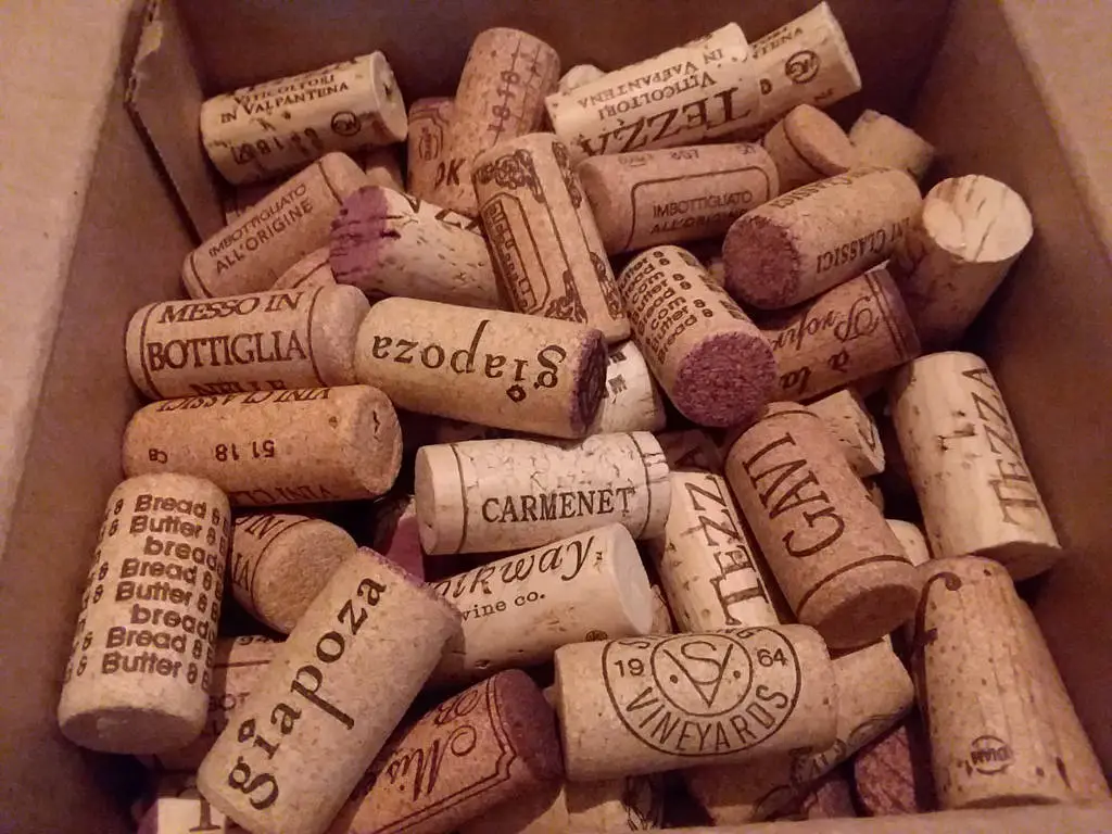 Wine corks can be recycled.