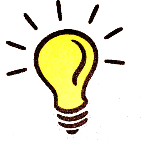 Light bulb - tip or idea