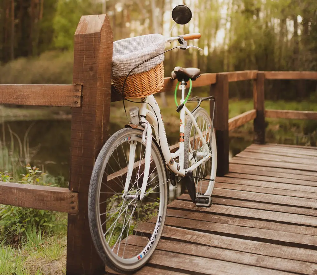 Bicycle with basket