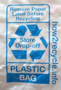 How2Recycle label on Amazon bubble mailer