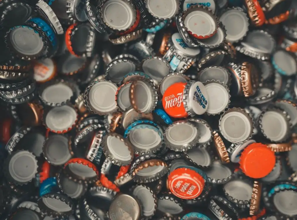 Are metal bottle caps recyclable?