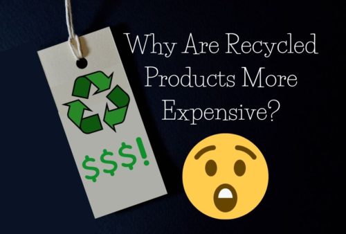 Why are recycled products more expensive?