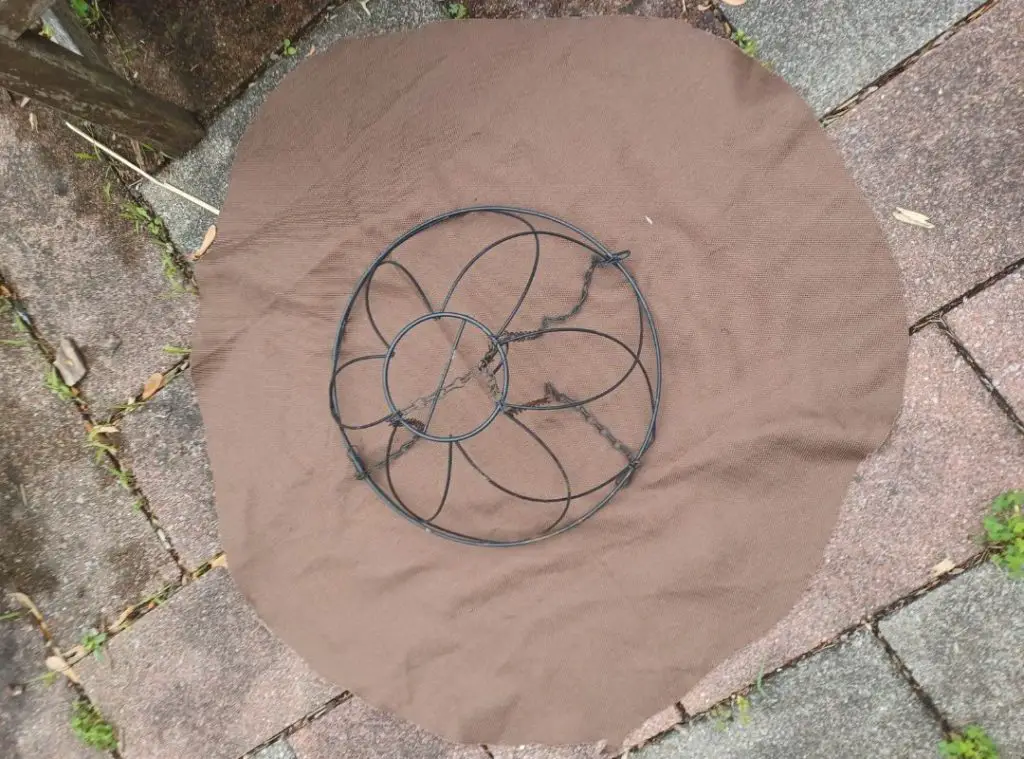 Easy NoSew Fabric Flower Basket Liners Green and Grumpy