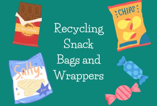 Recycle chip bags, snack bags and candy wrappers